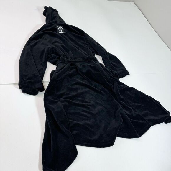 Ukonic Robe Womens One Size Black Star Wars Darth Vader Hooded Fleece Bathrobe - Picture 6 of 7